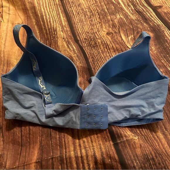 Women’s Aerie Full Coverage Lightly Lined Blue Bra 40D - Picture 3 of 4